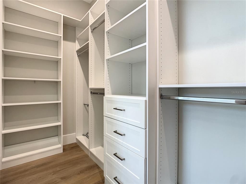 Interior, Walk-in Closets, Wood Texture Flooring