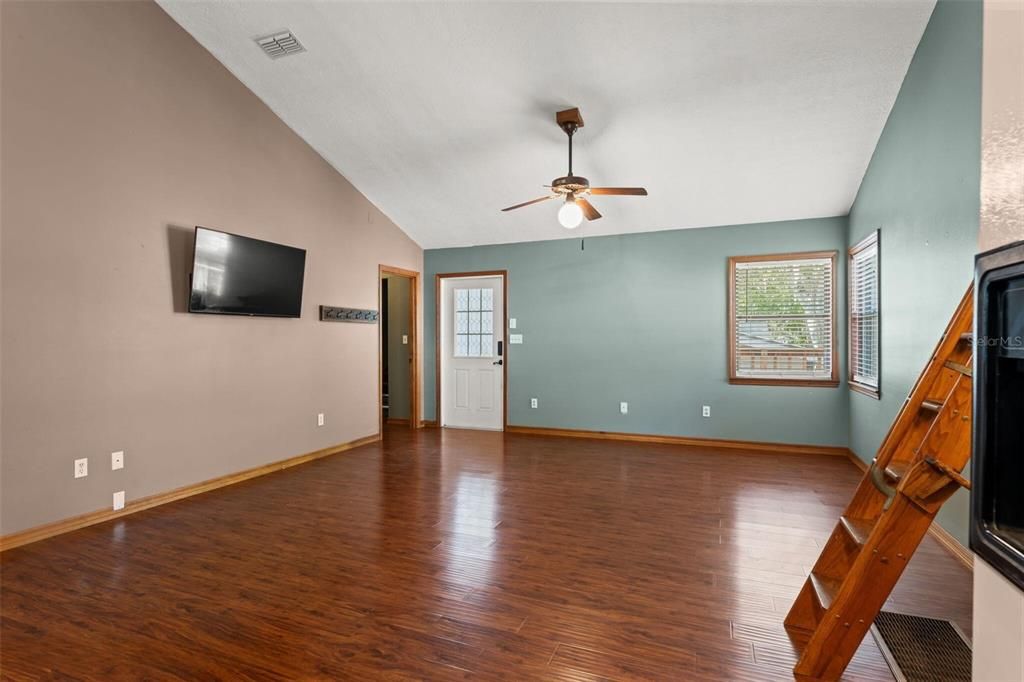 Empty room, Interior, Wood Texture Flooring