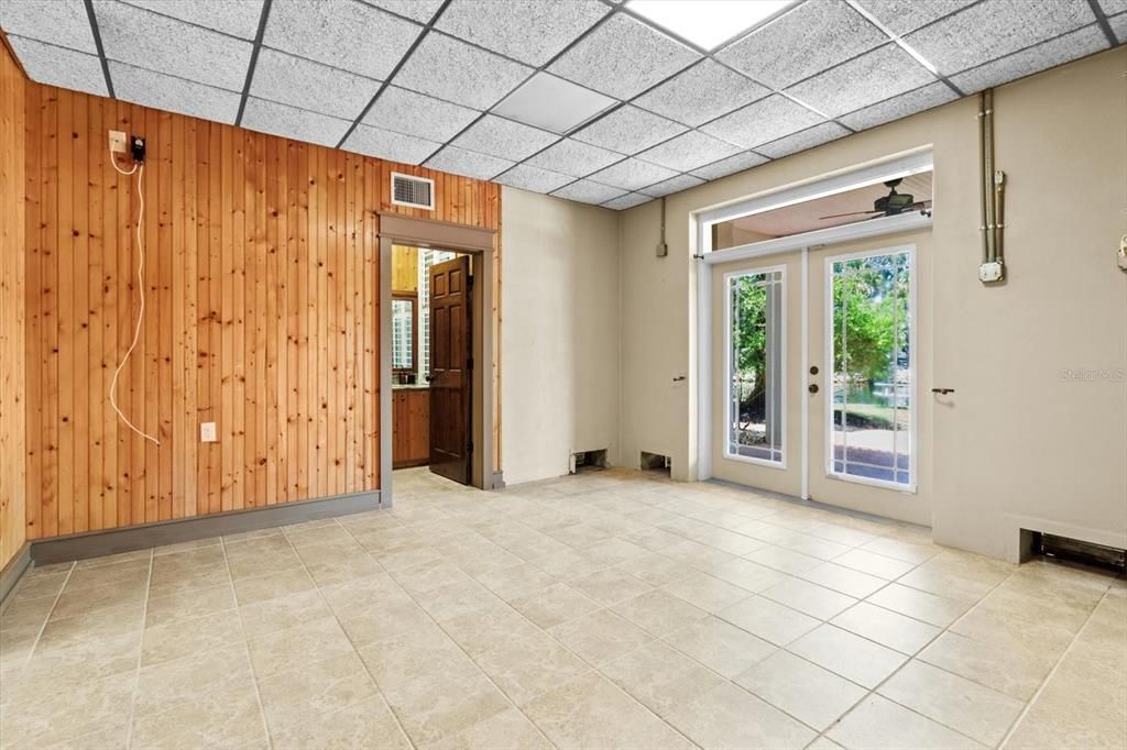 Empty room, Interior, Wooden Walls