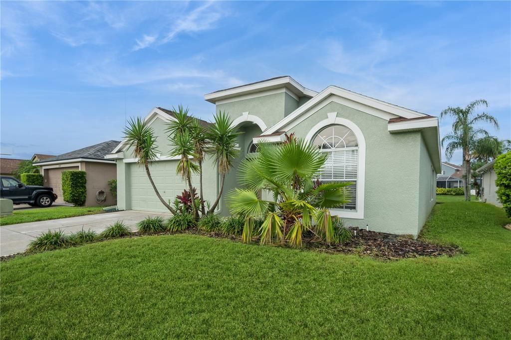 Attached, Backyard, Exterior, Facade, None