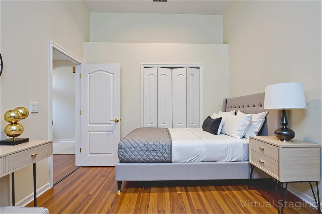 Bedroom, Interior, Wood Texture Flooring
