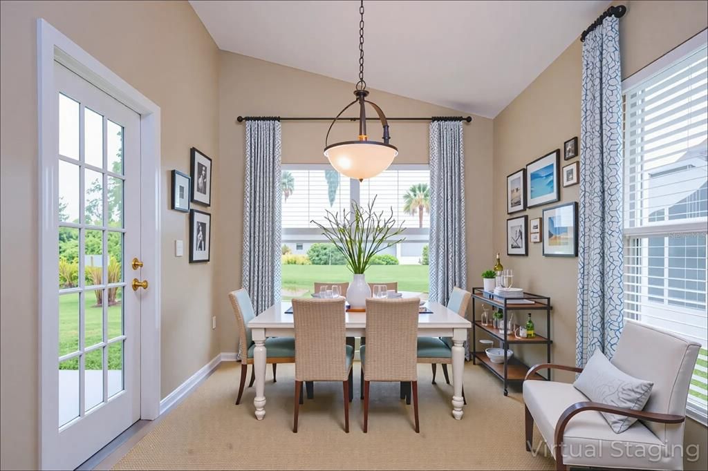 Dining room, Interior, Pendant Lights