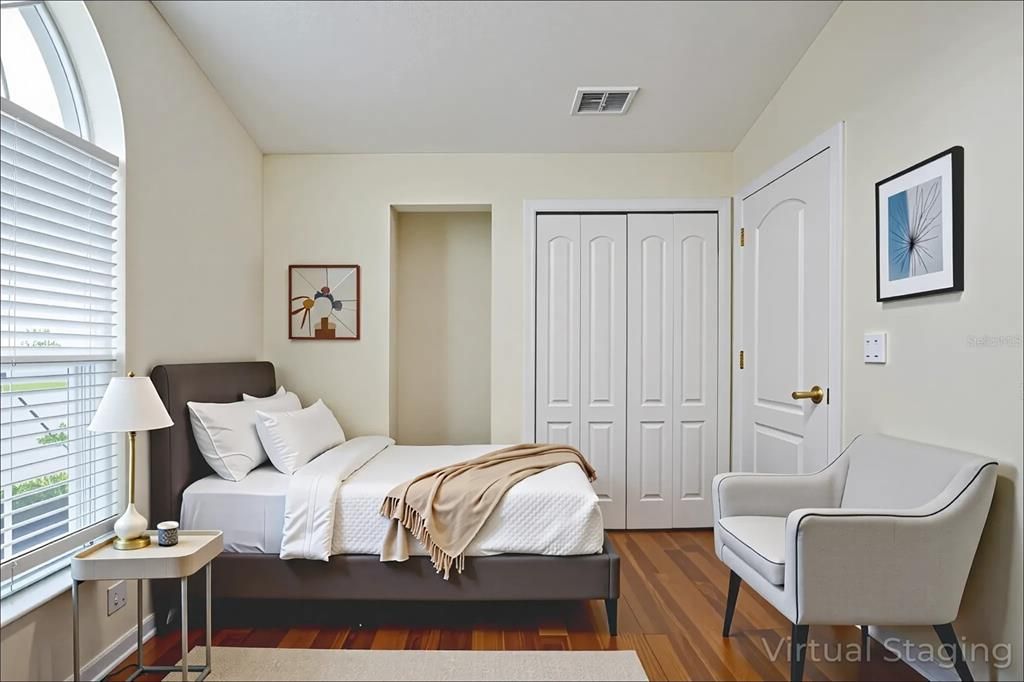 Bedroom, Interior, Wood Texture Flooring
