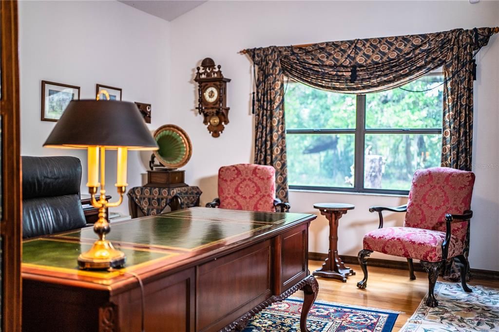 Home Office, Interior, Wood Texture Flooring