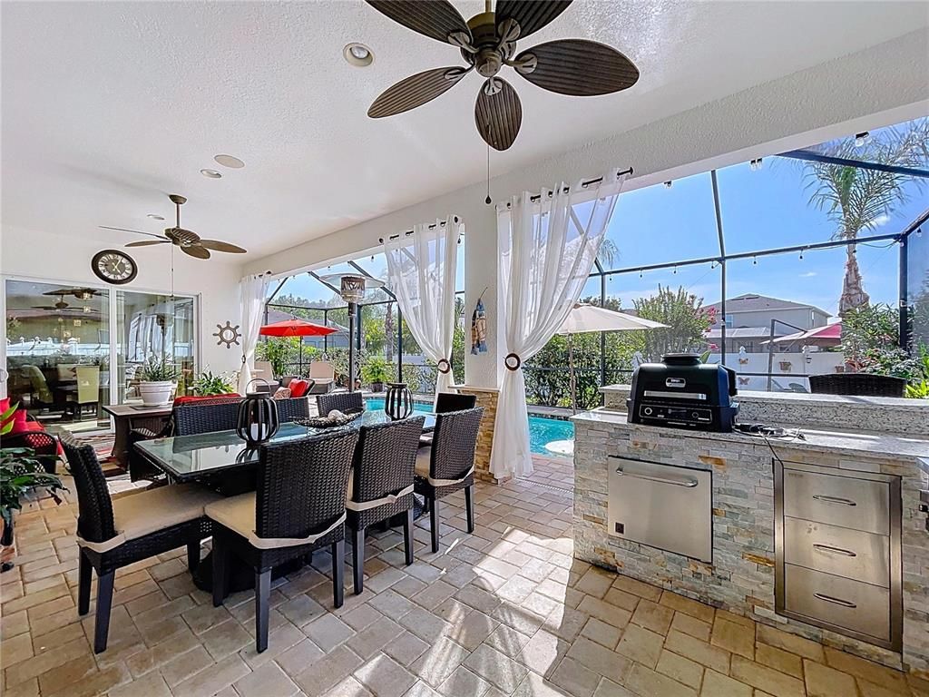 Dining room, Glass Ceilings, Interior, Pool, Sun Room