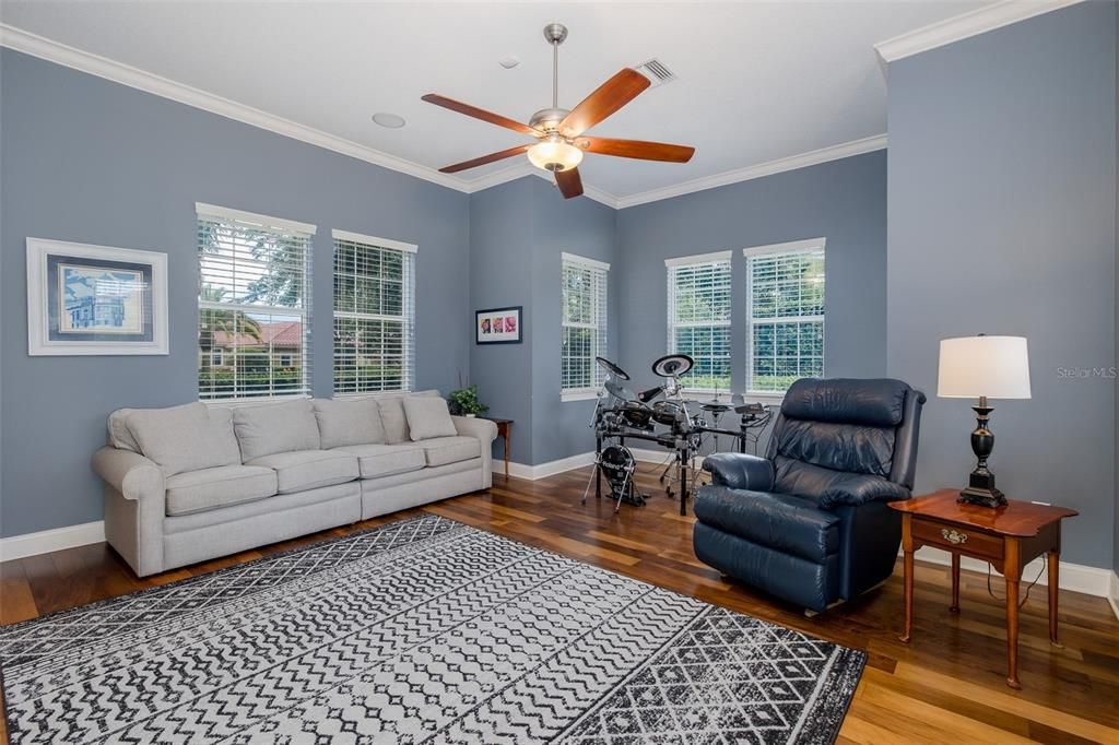 Home Office, Interior, Wood Texture Flooring