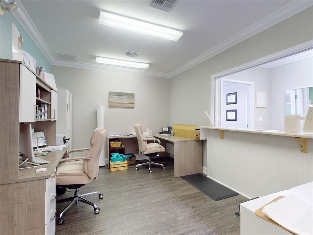 Home Office, Interior, Wood Texture Flooring