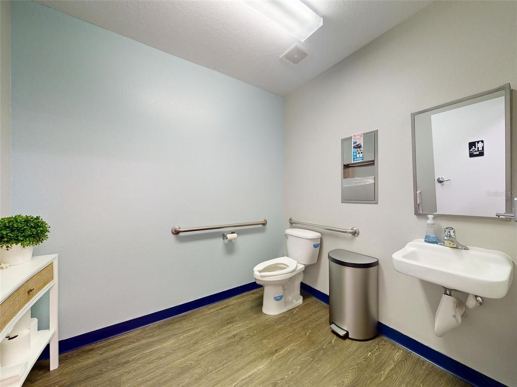 Bathroom, Interior, Wood Texture Flooring