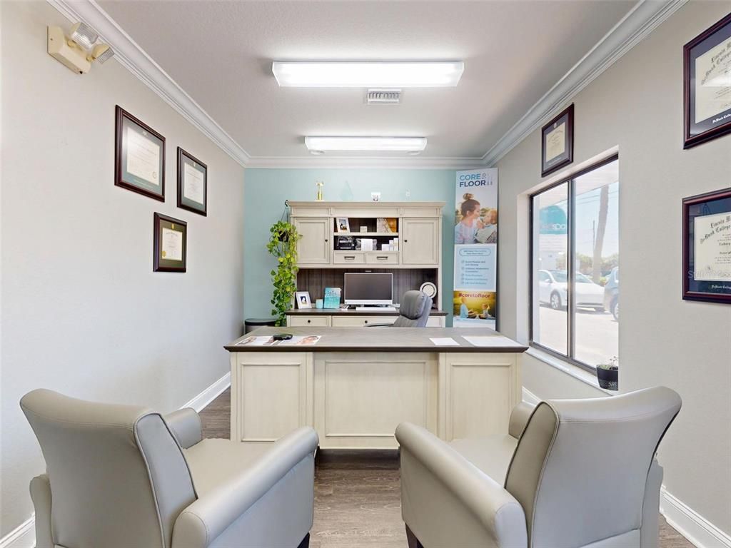 Home Office, Interior, Wood Texture Flooring