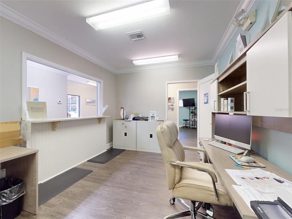 Home Office, Interior, Wood Texture Flooring