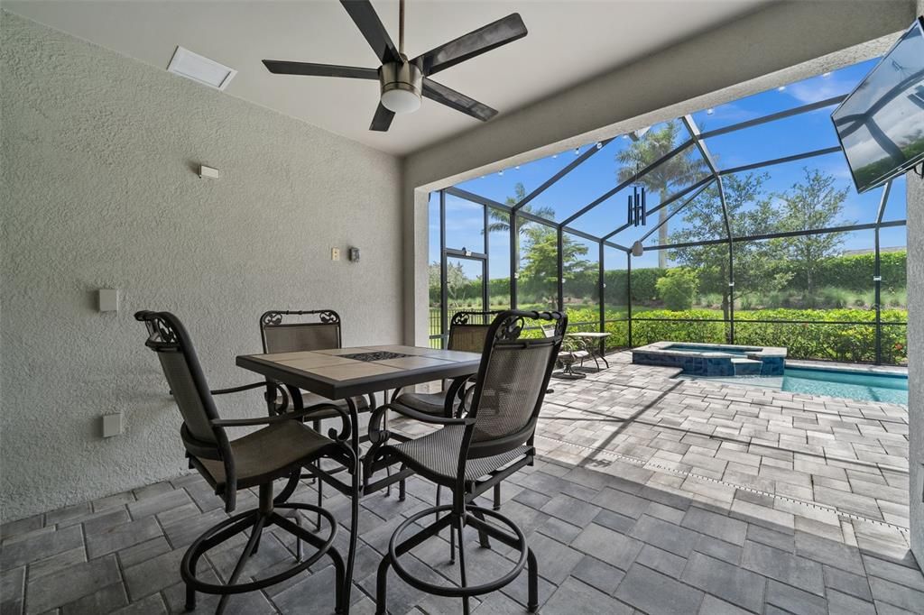 Dining room, Glass Ceilings, Interior, Pool, Sun Room
