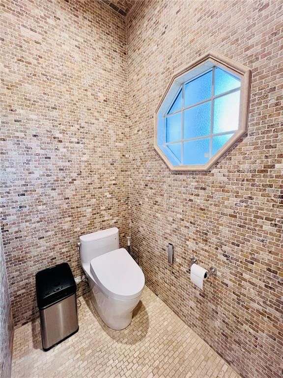 Bathroom, Interior, Stone Walls