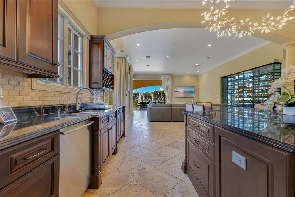 Interior, Kitchen, Living room, Pendant Lights, Recessed Lighting
