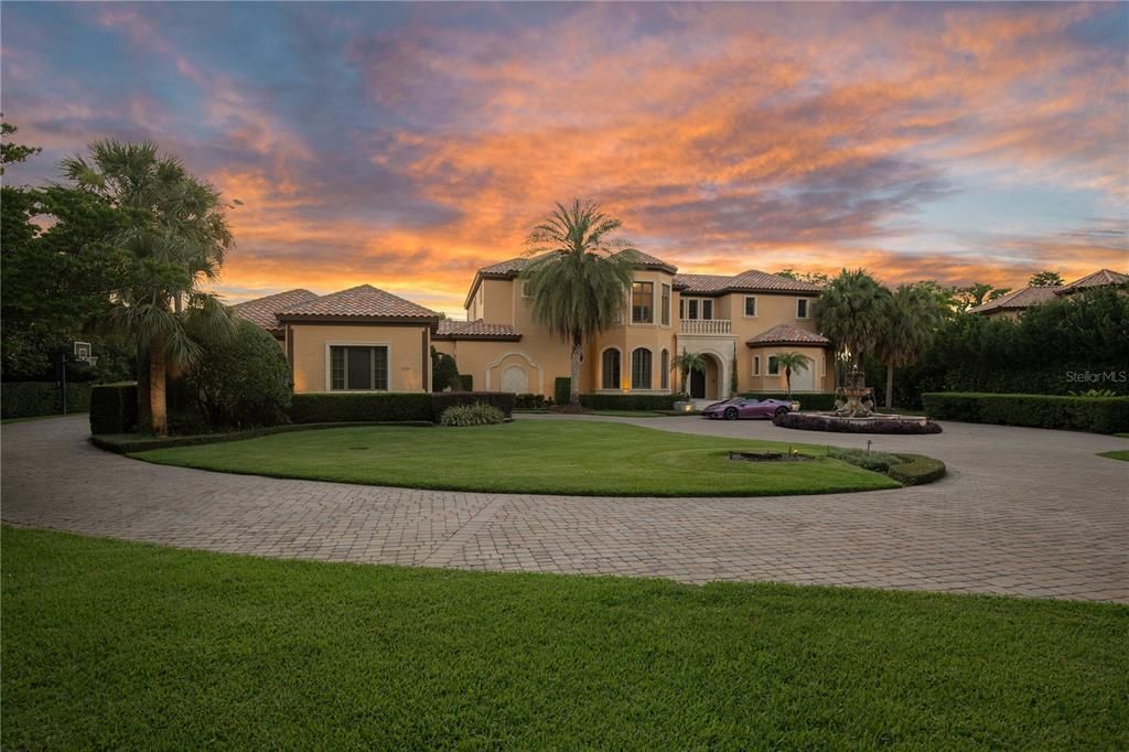 Backyard, Exterior, Facade, Mediterranean