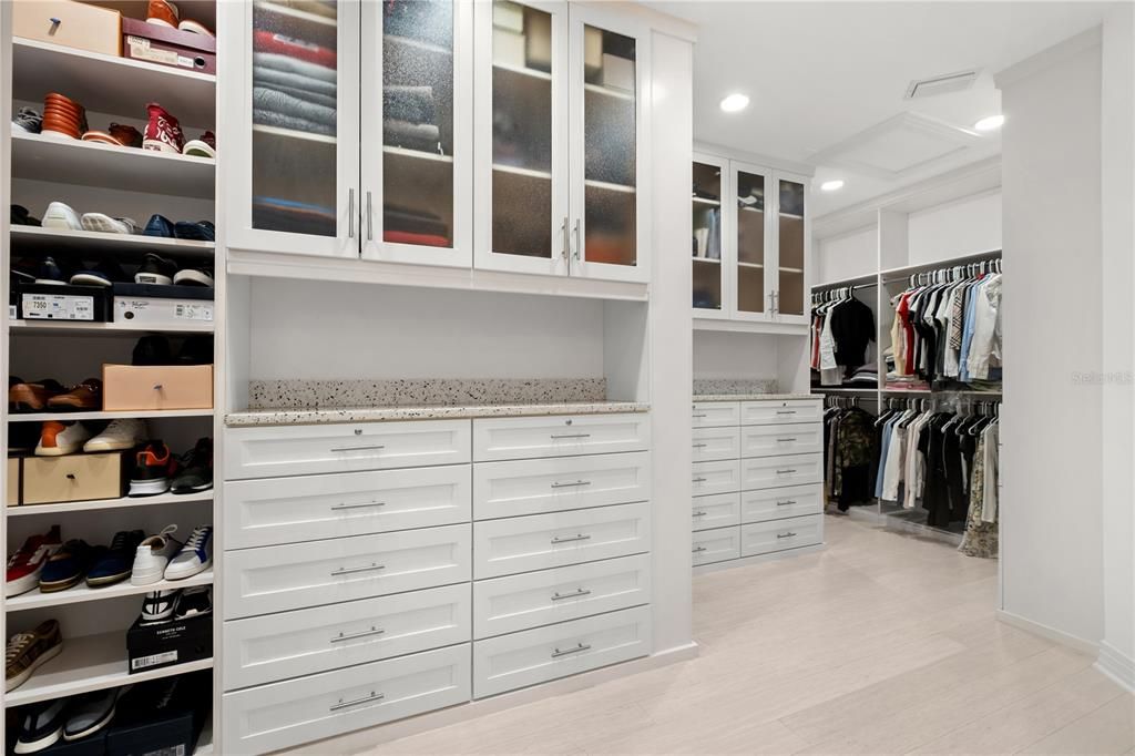 Interior, Recessed Lighting, Walk-in Closets, Wood Texture Flooring