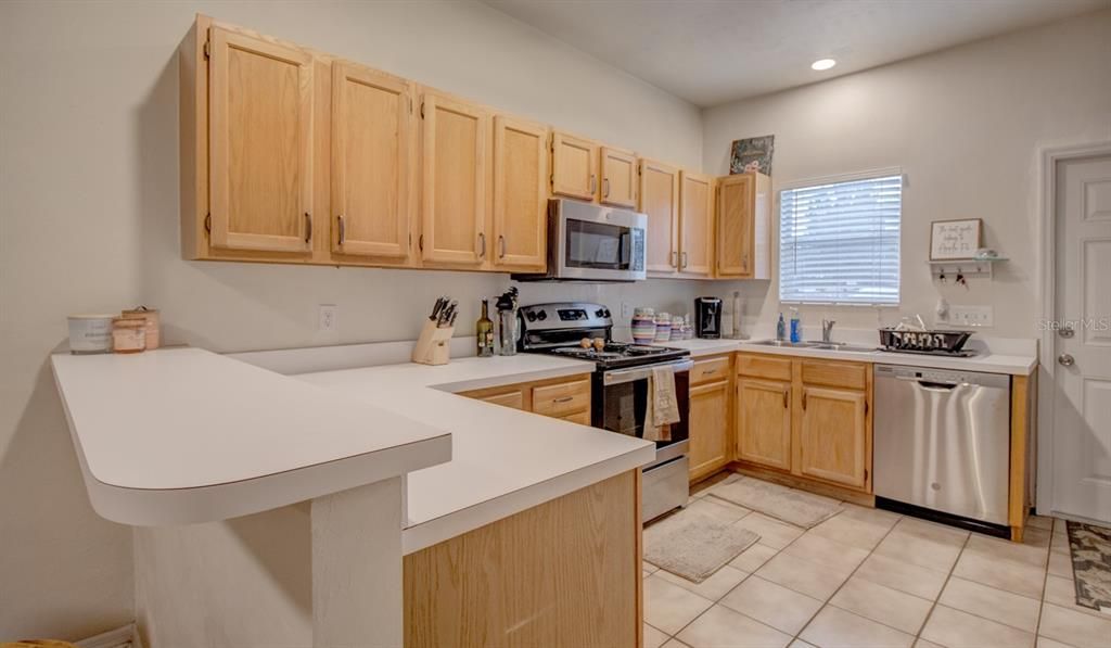 Interior, Kitchen, Recessed Lighting, Stainless Steel Appliances