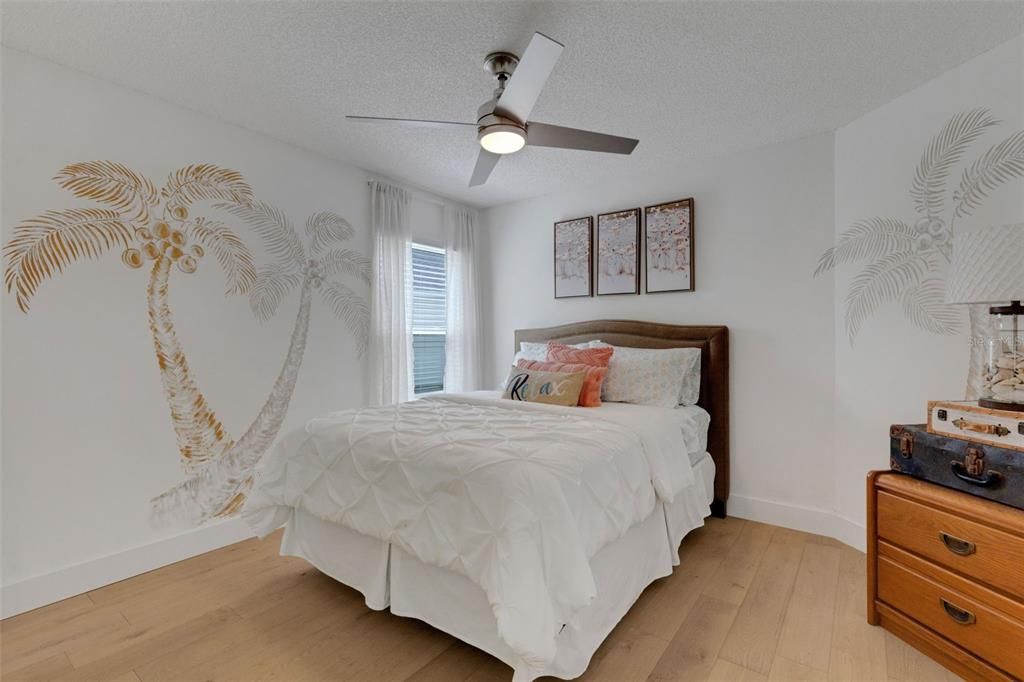 Bedroom, Interior, Wood Texture Flooring
