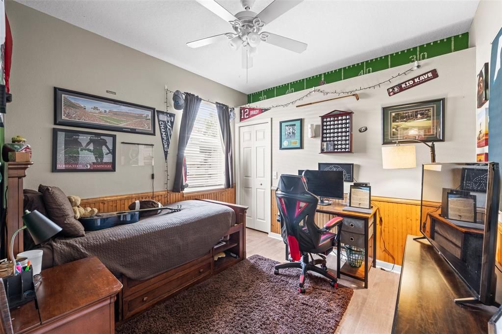 Bedroom, Home Office, Interior, Wood Texture Flooring