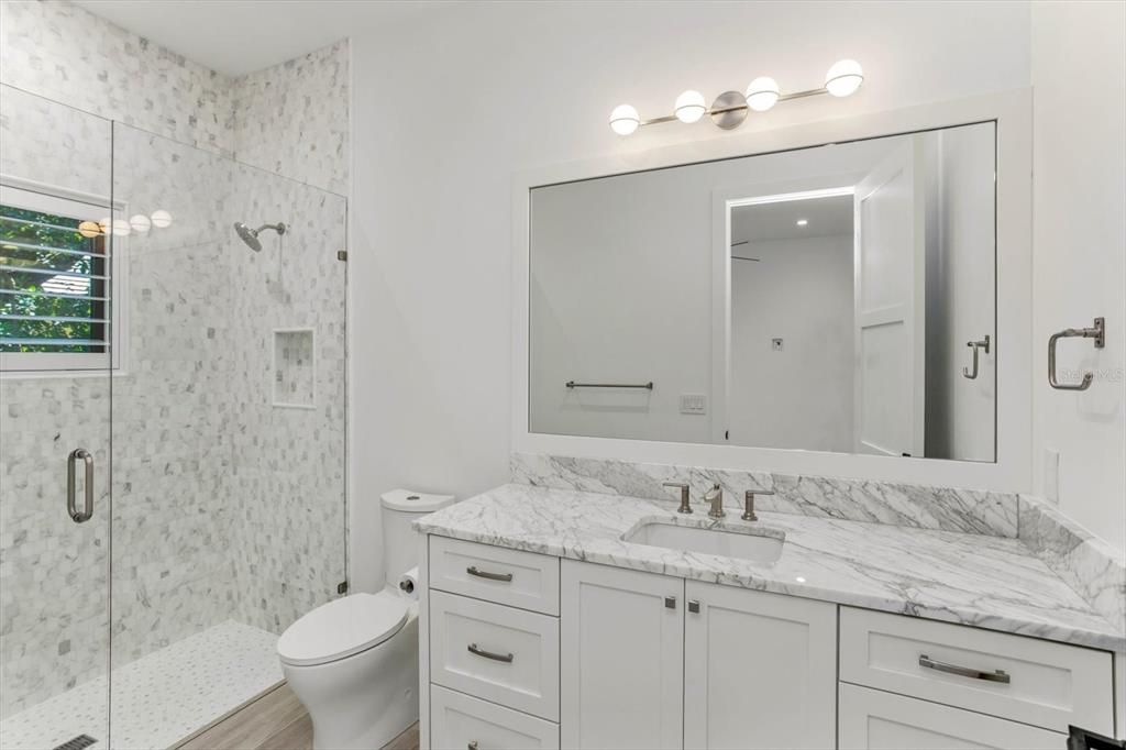Bathroom, Glass Shower, Interior