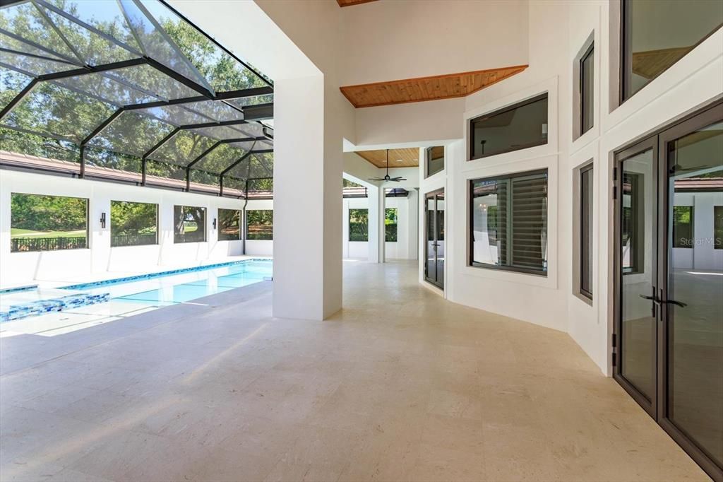 Glass Ceilings, Interior, Pool, Sun Room