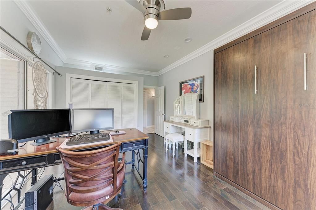 Home Office, Interior, Wood Texture Flooring