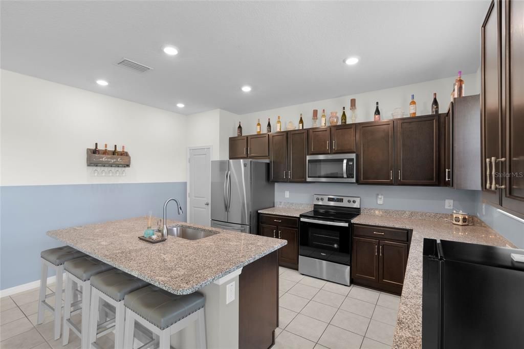 Interior, Kitchen, Recessed Lighting, Stainless Steel Appliances