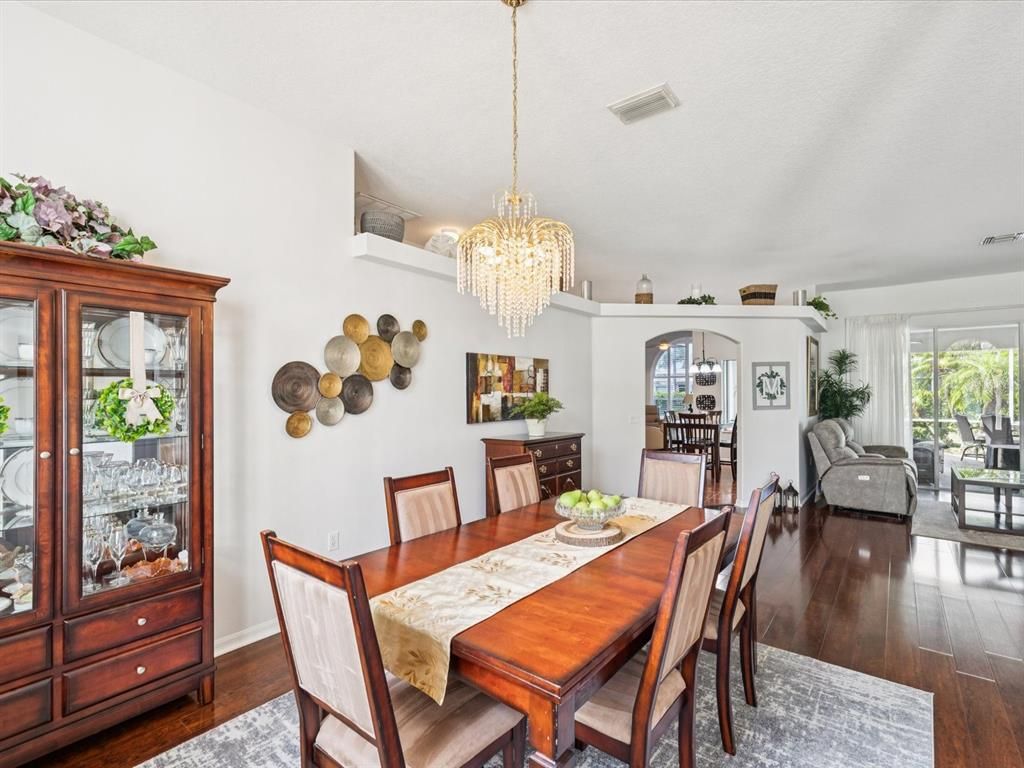 Chandelier, Dining room, Interior, Living room, Wood Texture Flooring