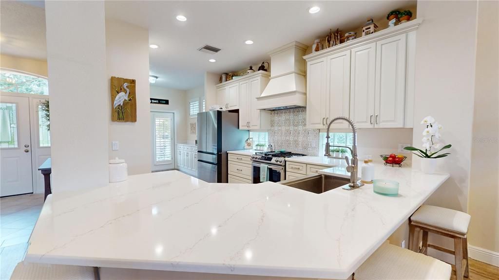 Interior, Kitchen, Recessed Lighting, Stainless Steel Appliances