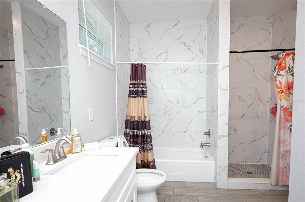 Bathroom, Interior, Marble Walls