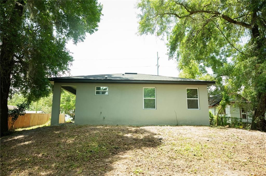 Backyard, Exterior