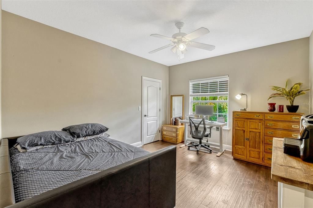 Bedroom, Home Office, Interior, Wood Texture Flooring