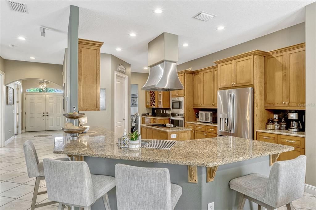 Interior, Kitchen, Recessed Lighting, Stainless Steel Appliances
