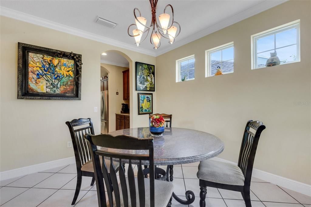 Chandelier, Dining room, Interior, Recessed Lighting