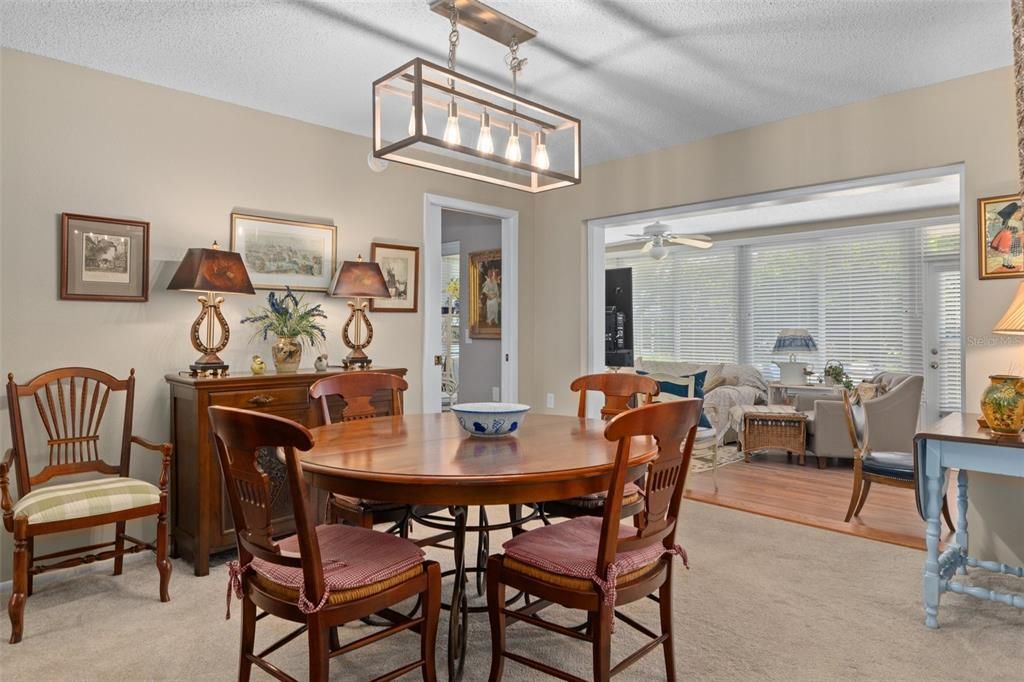 Dining room, Interior, Living room, Pendant Lights, Wood Texture Flooring