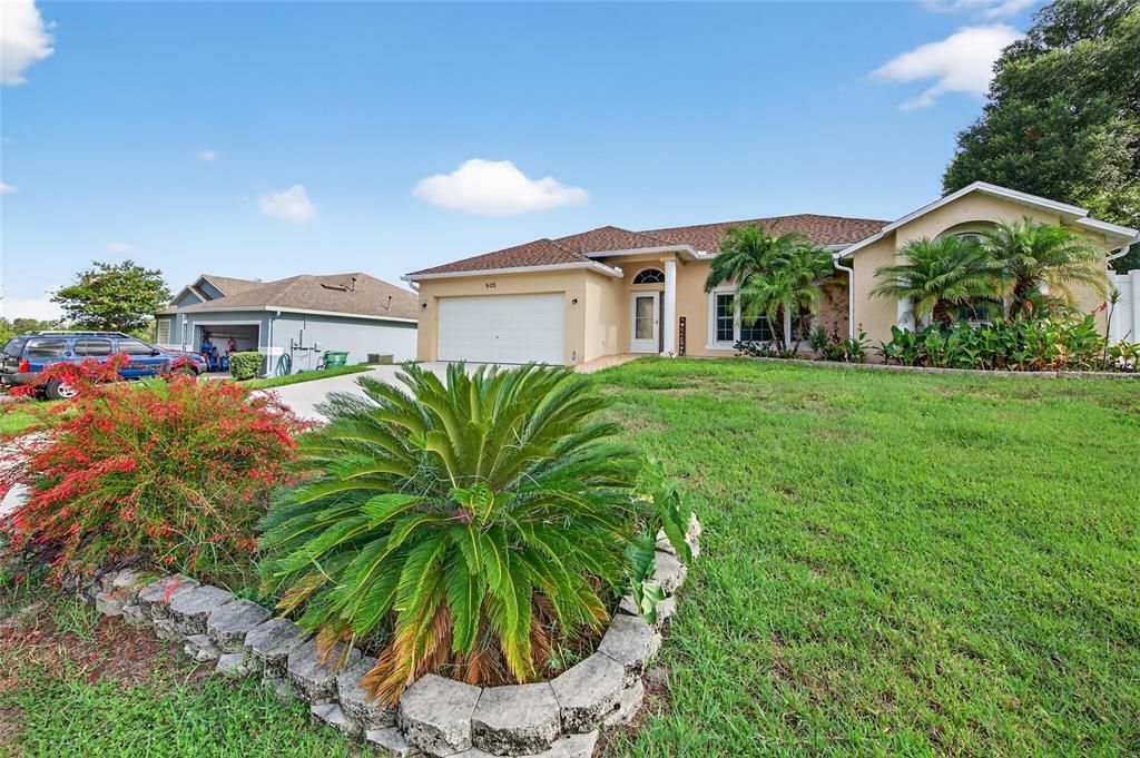 Attached, Backyard, Exterior, Facade, Spanish Mediterranean