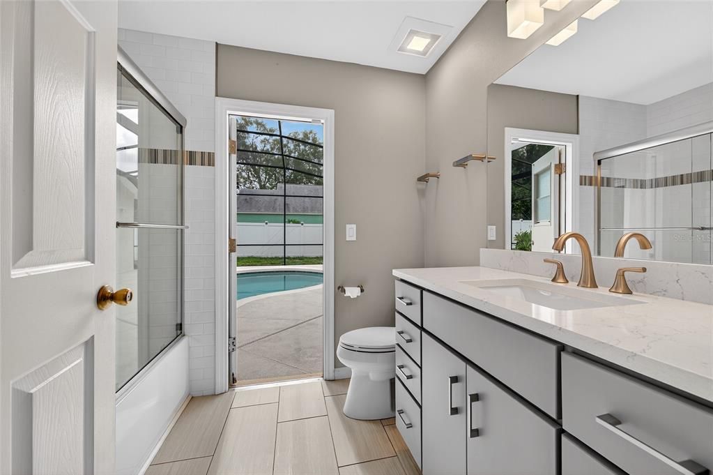 Bathroom, Glass Shower, Interior
