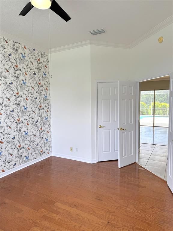 Empty room, Interior, Wood Texture Flooring