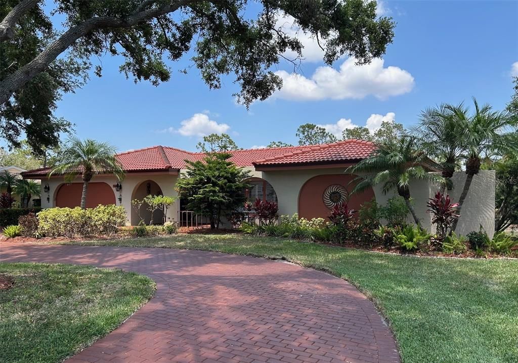 Backyard, Exterior, Facade, Mediterranean