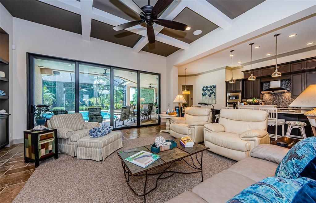 Interior, Kitchen, Living room, Pendant Lights, Recessed Lighting, Stainless Steel Appliances