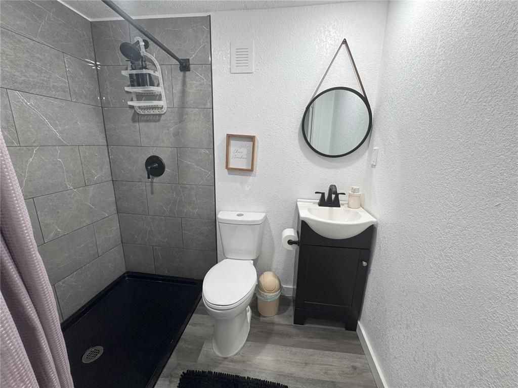 Bathroom, Interior, Wood Texture Flooring