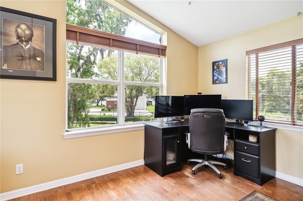 Home Office, Interior, Wood Texture Flooring