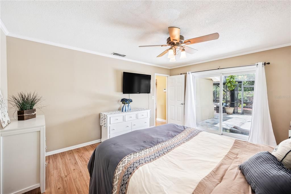 Bedroom, Interior, Wood Texture Flooring