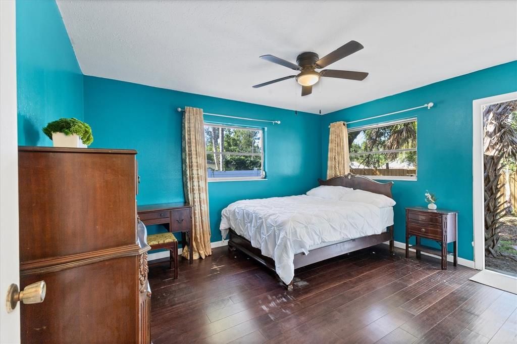 Bedroom, Interior, Wood Texture Flooring
