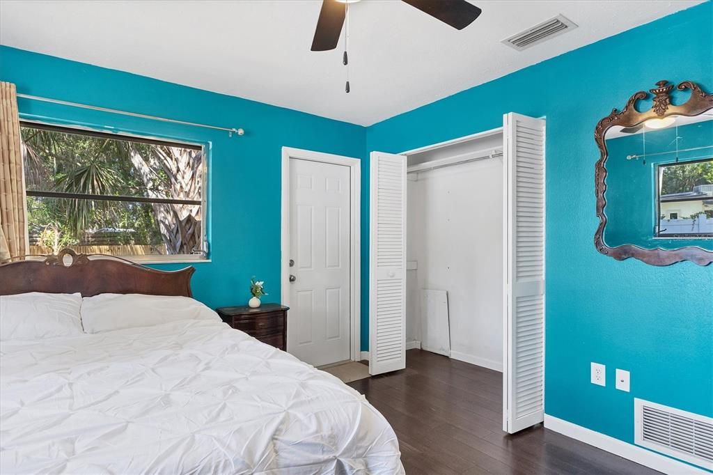 Bedroom, Interior, Wood Texture Flooring