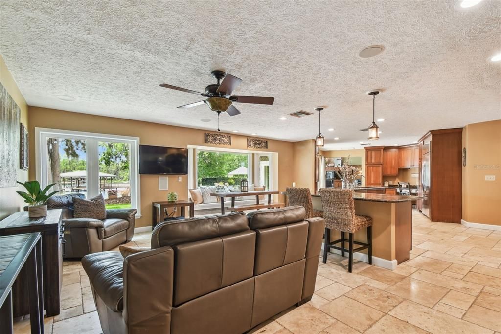 Dining room, Interior, Kitchen, Living room, Pendant Lights, Recessed Lighting