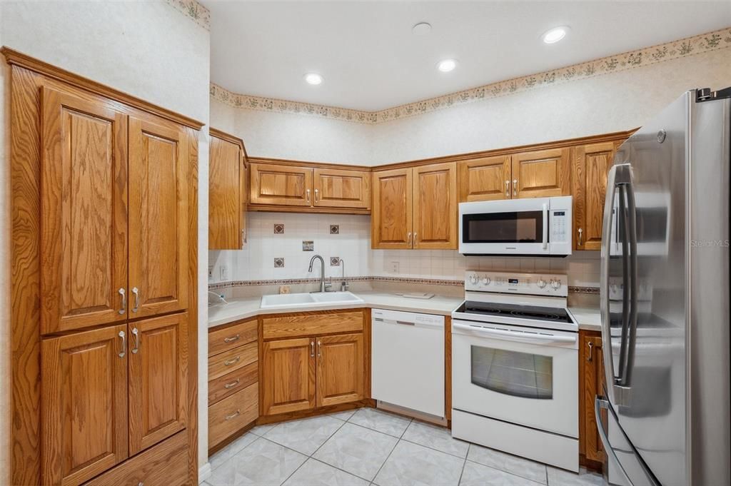 Interior, Kitchen, Recessed Lighting, Stainless Steel Appliances