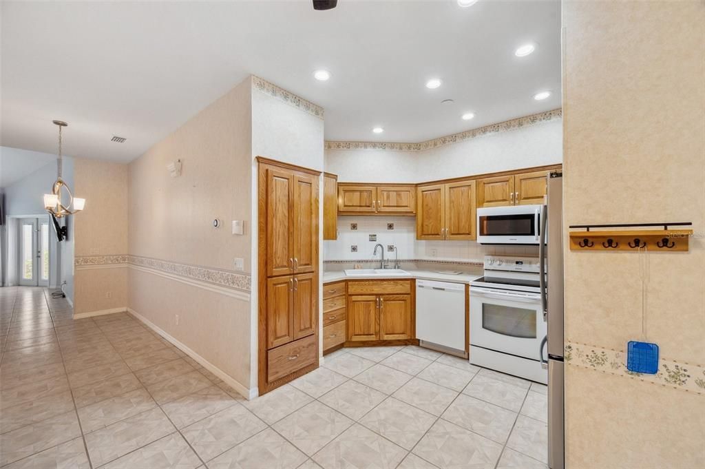 Interior, Kitchen, Pendant Lights, Recessed Lighting