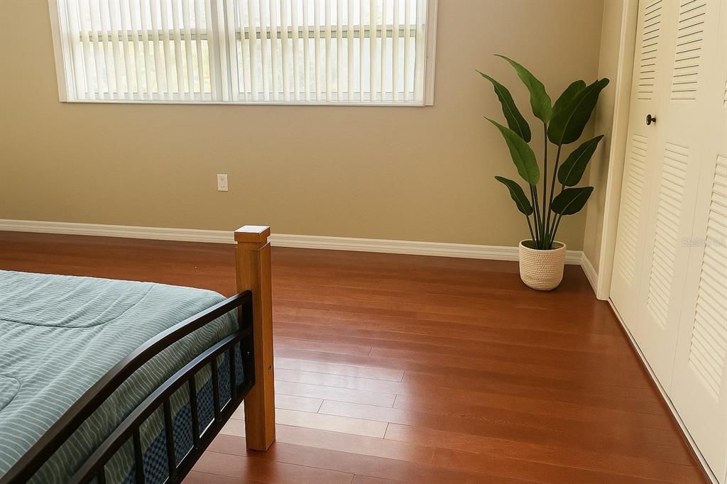 Bedroom, Interior, Wood Texture Flooring