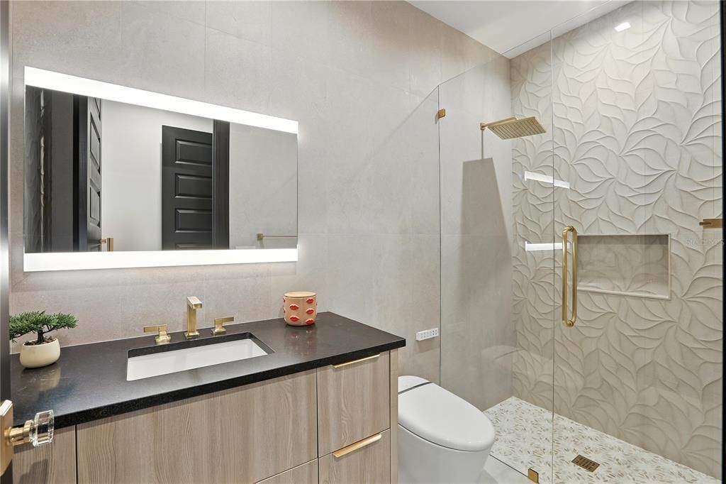 Bathroom, Glass Shower, Interior