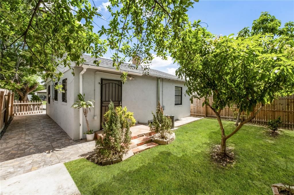 Backyard, Exterior
